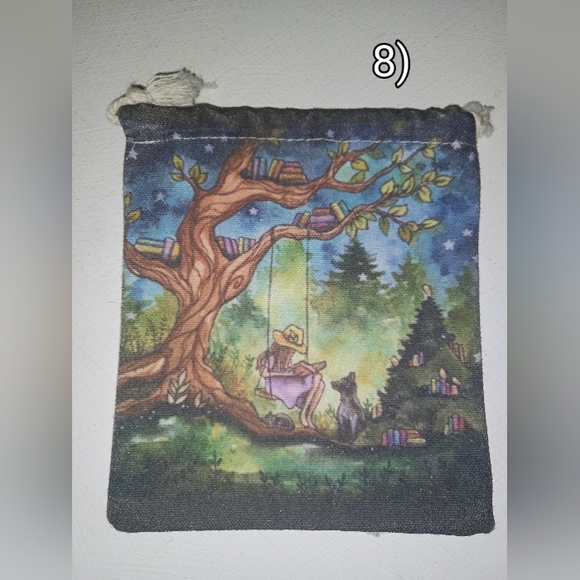 Art Printed Drawstring Bag - Picture 2 of 16
